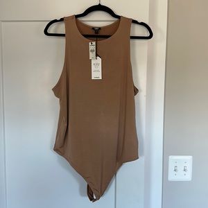 Express Body Contour Nude Bodysuit NWT Size XL